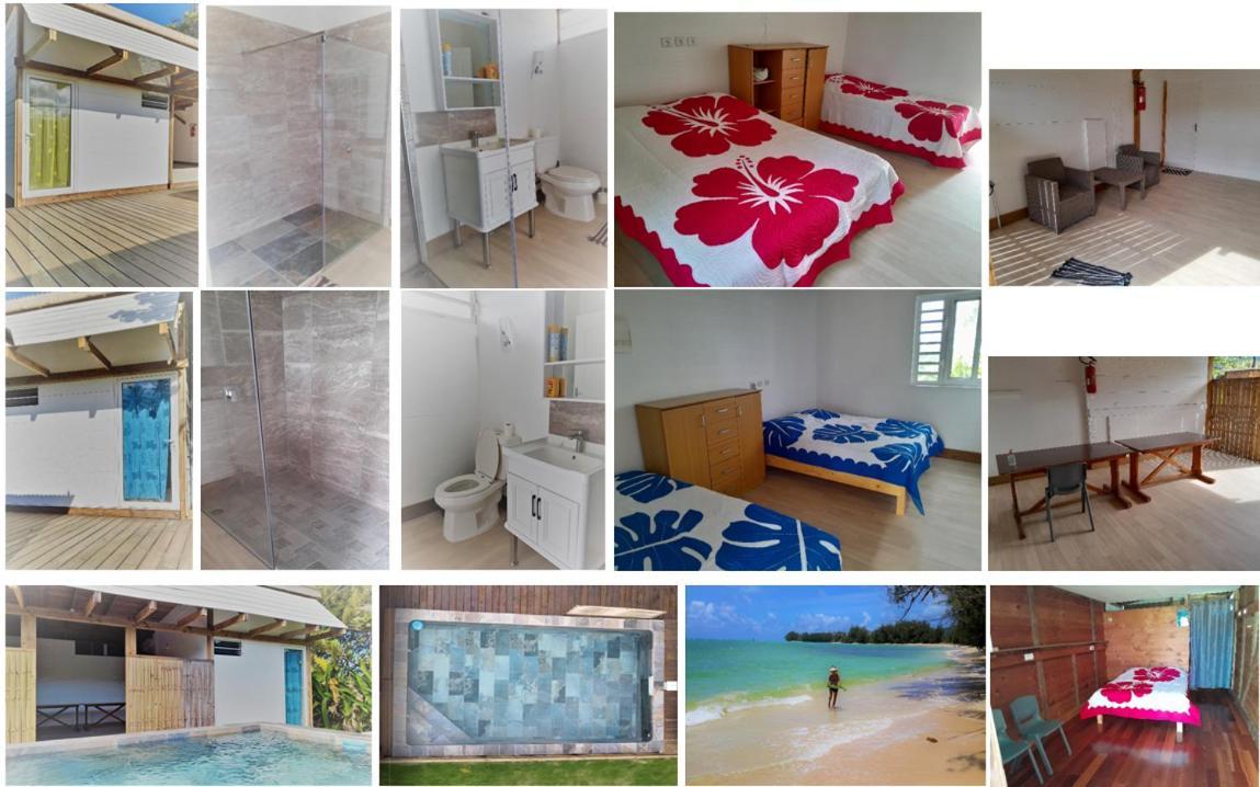 Mara'ai le spot Chambre Taahueia Deluxe avec piscine Mataura Extérieur photo