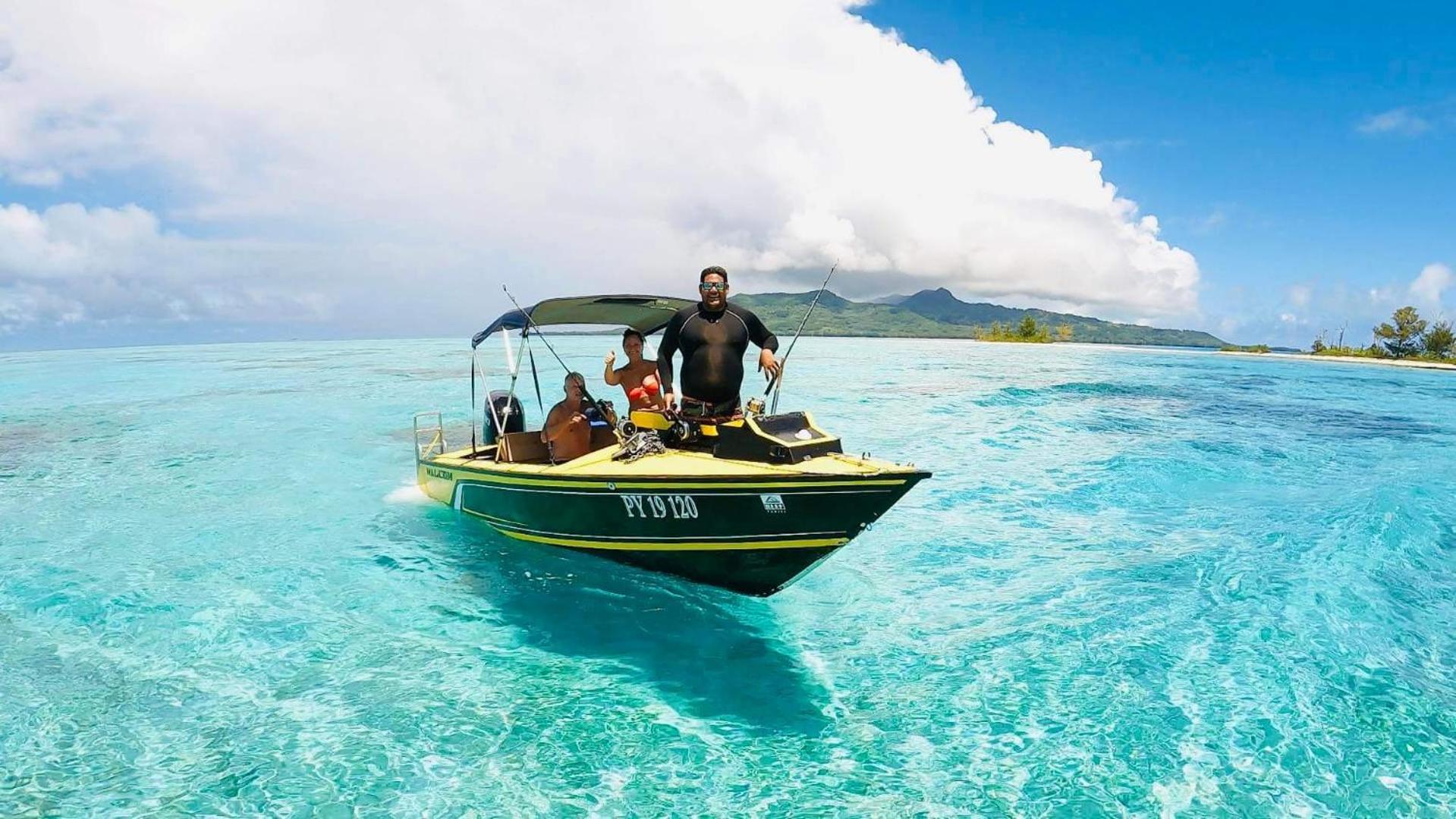 Mara'ai le spot Chambre Taahueia Deluxe avec piscine Mataura Extérieur photo