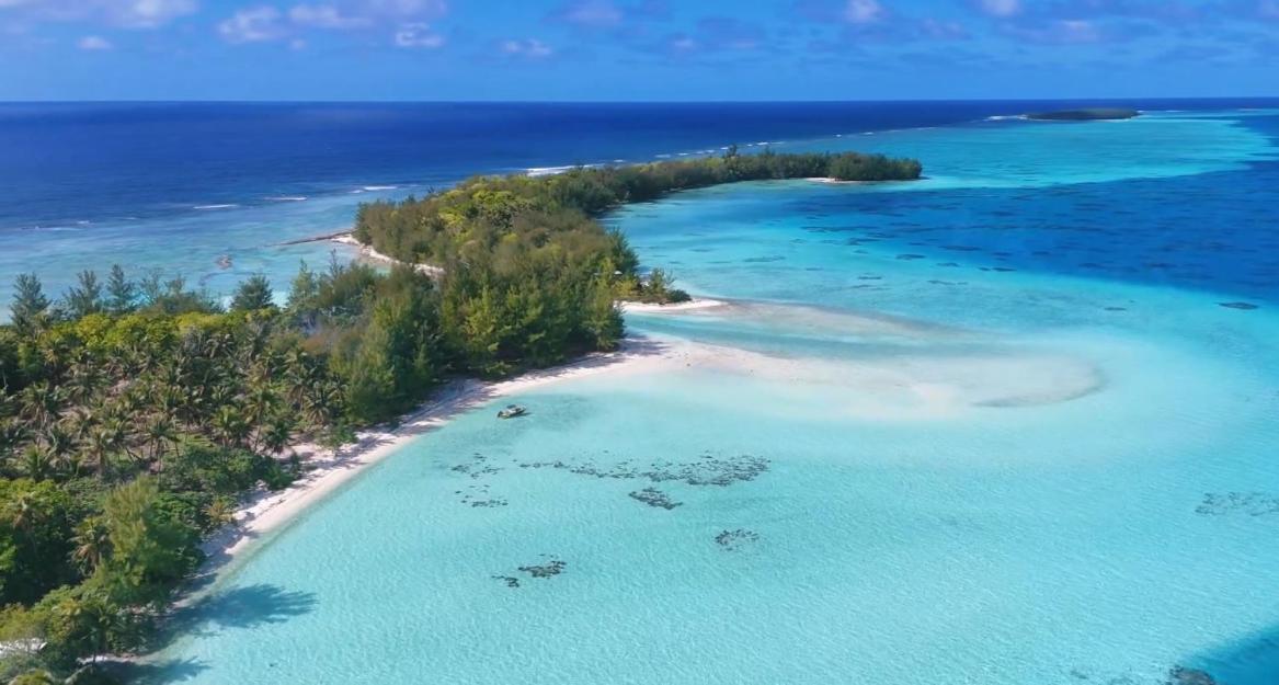Mara'ai le spot Chambre Taahueia Deluxe avec piscine Mataura Extérieur photo